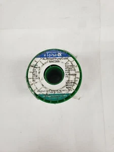 ALPHA 144418 Pure Core Water Soluble Lead Free Solder Wire .015" 96.5SN/3AG/.5CU - Picture 1 of 10