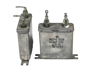 MBGP-2/МБГП–2 0.24uF 10% 1600V PAPER PIO AUDIO CAPACITORS OTK/RHOMBUS QTY-2 - Picture 1 of 1