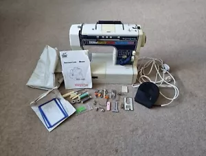 Toyota Model 7700 Electric Sewing Machine With Pedal Cover And Accessories - Picture 1 of 24