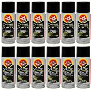 Fluid Film AS11B Undercoating Protection Rust Inhibitor Spray Can Black, 12 Pack - Picture 1 of 1