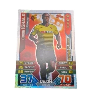 Topps Match Attax Odion Ighalo 322 Star Player 2015/2016 Watford Forward - Foto 1 di 15