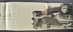 1957 Cadillac Brochure Dossier Deville 60 Spécial 62 75 Eldorado Joli Original 57