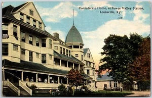 Louisville Kentucky KY, 1917 Casa confederata, alla stazione di Pewee Valley, cartolina - Foto 1 di 2