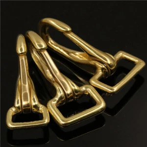 2x Karabinerhaken Metall für Tasche Handtasche Band Schlüsselbund Clip Zubehör - Picture 1 of 16