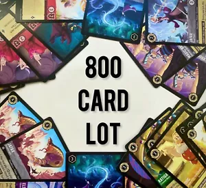 Disney Lorcana TCG 800 Card Lot - Mixed Set All Sets (C/UC/Rare/Super Rare/Foil) - Picture 1 of 6