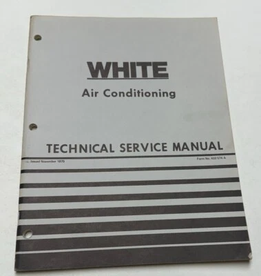 Manual de servicio técnico de aire acondicionado White Farm Equipment  Foto 1 de 4