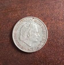 1 Gulden 1956 Niederlande Silber Juliana