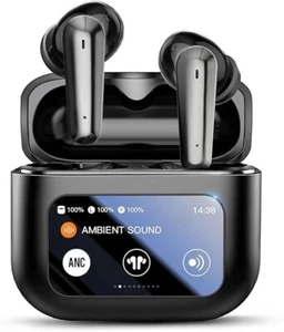 Bluetooth Kopfhörer mit ANC+ENC-Ohrhörer mit Bildschirm -Geräuschunterdrückung, - Bild 1 von 33