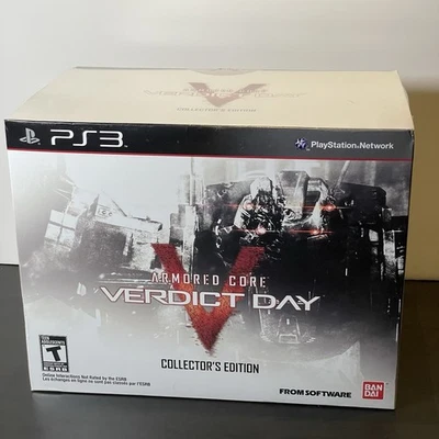 Armored Core V Verdict Day Collector's Edition #195/250 FromSoftware PS3 New - Image 1 of 4