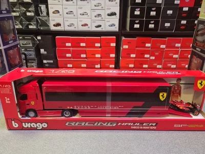 IVECO S WAY 570 RACING TRANSPORTER W/ FERRARI SF-24 N.16 C.LECLERC 1:43 BU36867 - Immagine 1 di 2