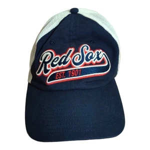 Fanatics Boston Red Sox Mütze Jugend Einheitsgröße blau weiß Netzrücken Trucker Cap - Bild 1 von 7