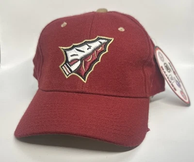 FSU Florida State Seminoles Zephyr Fitted Hat 7 5/8 Maroon Spear Flawed - Image 1 of 4