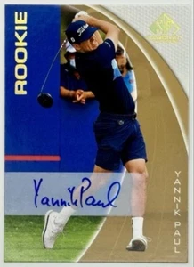 YANNIK PAUL 2021-22 SP Game Used Golf Rookie Autograph RC Upper Deck  - Picture 1 of 2