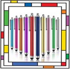 10 x STYLUS PEN PENS for TOUCH SCREEN IPAD IPHONE TABLET SAMSUNG TAB etc.