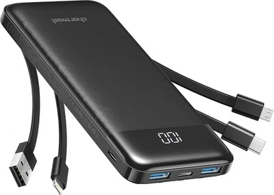 PowerBank 10000mAhCaricatore Portatile USB C 5V/3A per iPhone Samsung Huawei ecc - Immagine 1 di 4