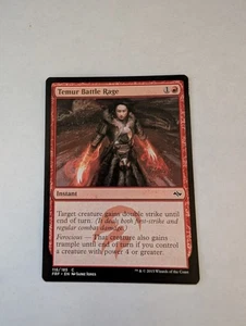 Temur Battle Rage Fate Reforged Regular MTG - Picture 1 of 1