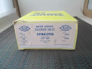 ALCO 241WA12P06 Solenoid Valve NEW! 3/4" - Picture 1 of 3