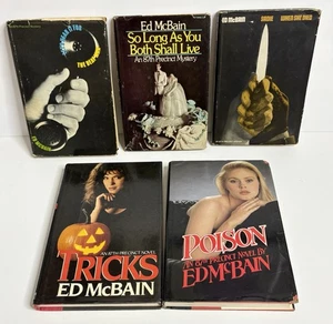 Ed McBain Book Lot (5) HC Poison Sadie When She Died Tricks 87th Precinct Novels - Imagen 1 de 10