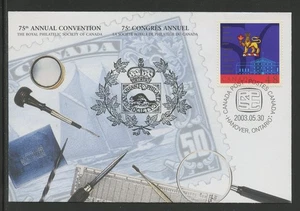 CANADÁ 1940, 2003 75ª CONVENCIÓN, UNITRADE S54, PRIMER DÍA CANCELACIÓN (CAN4330K) - Imagen 1 de 2