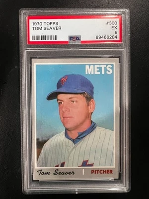 1970 Topps - Tom Seaver #300 - PSA 5 Beautiful Card! - Image 1 of 2