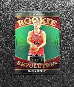 2024-25 Select Matas Buzelis Rookie Revolution Green Prizm RC #13 SP! * Stiere - Bild 1 von 2