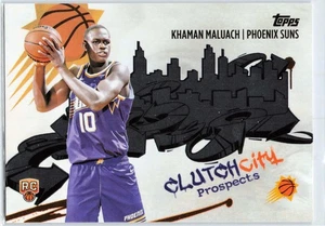 Khaman Maluach (CC-10) - Clutch City - 2025-2026 Topps Flagship Basketball (RC) - Bild 1 von 2