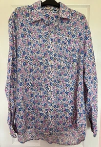 Boden Men's Linen Floral Shirt Size Large Never Worn Excellent Condition - Picture 1 of 7