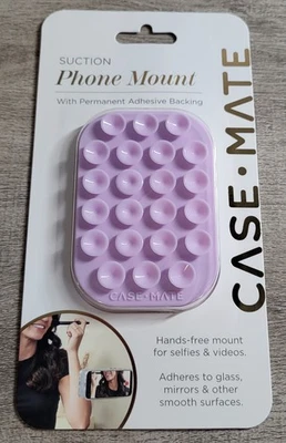 Case Mate Soporte Teléfono Succión Manos Libres Accesorio para Selfies y Videos Púrpura Foto 1 de 4