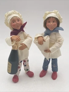 Byers Choice Kindles - 2 Kindles Chefs Vintage - Picture 1 of 7
