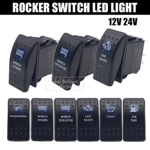 Interruptor basculante SPST ON-OFF impermeable para coche barco ARB Carling doble LED azul rojo 5/7p - Imagen 1 de 101