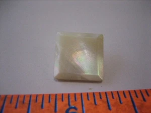 De colección 3/4" Cuadrado MOP Madreperla Shell Botón - E43 - Imagen 1 de 5