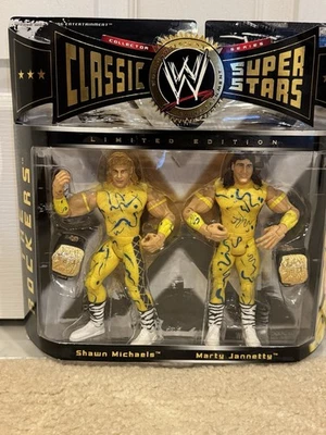 🔥 RARE MINT SEALED COLLECTIBLE — WWE CLASSIC SUPERSTARS “THE ROCKERS” 2-PACK 🔥 - Image 1 of 4
