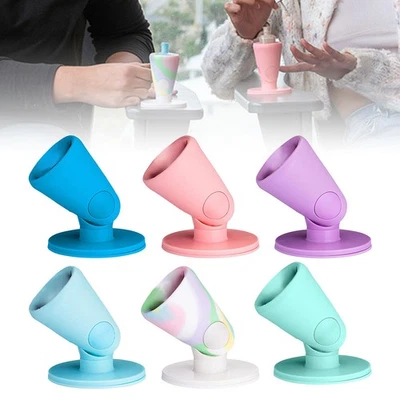 Soporte de esmalte de uñas de silicona soporte antiderrames para botellas JQ Foto 1 de 4