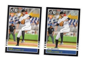 2019 Panini Donruss Retro 1985 150° Anniversario /150 Pablo Lopez #203 Rookie RC - Foto 1 di 2