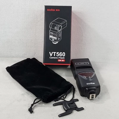 Godox VT560 Speedlite Flash for Canon, Sony, Nikon, Panasonic, Olympus, Pentax - Image 1 of 4