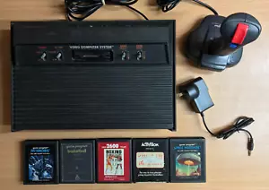 ATARI 2600 VADER CONSOLE + ACCESSORIES + 5 GAMES ** FREE POST ** - Picture 1 of 8