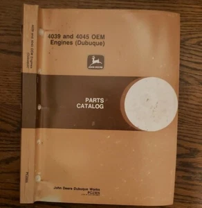 John Deere 4039 & 4045 OEM Diesel Engine Parts Catalog Manual Book PC2305 - Picture 1 of 4