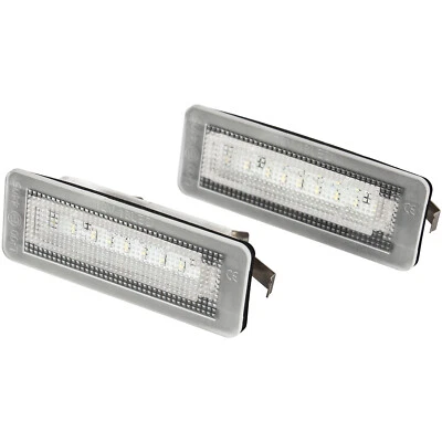 Luces de matrícula LED homologación E para Smart W450 W451 Fortwo Coupe - Imagen 1 de 4