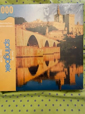 Springbok Castle River Reflection 1000 Pcs Puzzle 24x30- New Sealed - Image 1 of 2