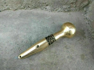 JWL (1) Manijas de cabeza de diseñador de latón macizo para bastón de madera juego de regalo Foto 1 de 4