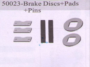 Hsp 1/5 Rc Car Buggy Bajer Brake Disc + Pad + Pin 50023 - Picture 1 of 1