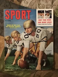 Sport Magazine November Nov. 1957 Don Stephenson Yogi Berra No Label very clean - Picture 1 of 3