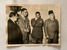 Egypt - Mohamed Neguib & Gamal Abdel Nasser - Cairo - 1954 original silver print