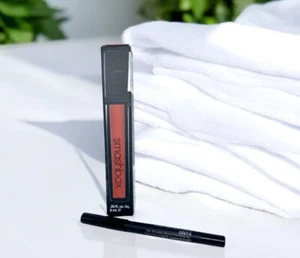 Smashbox Be Legendary Lip Gloss GINGERLY 0.20 oz + ONYX Eye Liner 0.03 oz Set - Picture 1 of 14