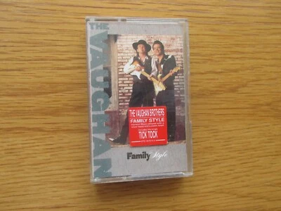 THE VAUGHAN BROTHERS Family Style 1990 UK CASSETTE TAPE - PLAY TESTED STEVIE RAY - Image 1 of 2