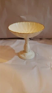 Vintage Lenox Charleston Compote Sunflower Pedestal 24 K Gold Trim - Picture 1 of 2