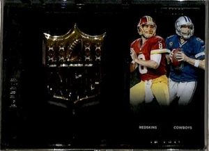 2015 Panini Black Gold Duel Symbols Kirk Cousins/Tony Romo Washington Redskins/ - Picture 1 of 2