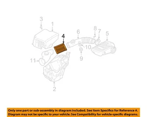 GM OEM Engine-Air Filter Element 19239713 - Bild 1 von 2
