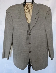 VINTAGE  AUTHENTIC BURBERRY BURBERRYS PRORSUM WOOL MENS JACKET BLAZER:US42/EU52 - Picture 1 of 8
