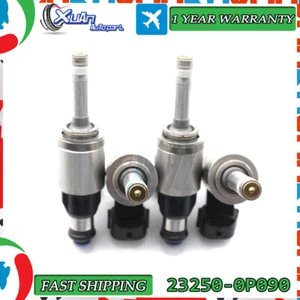 23250-0P090 For Toyota Highlander Sienna Tacoma 16-17 3.5L 4PCS Fuel Injectors - Picture 1 of 11